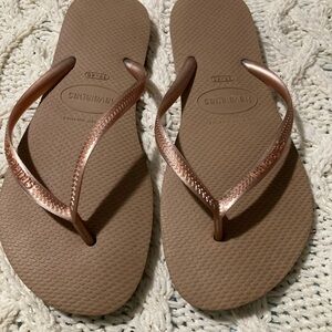 Havaianas Women's Brown sandals flip flops size 39-40